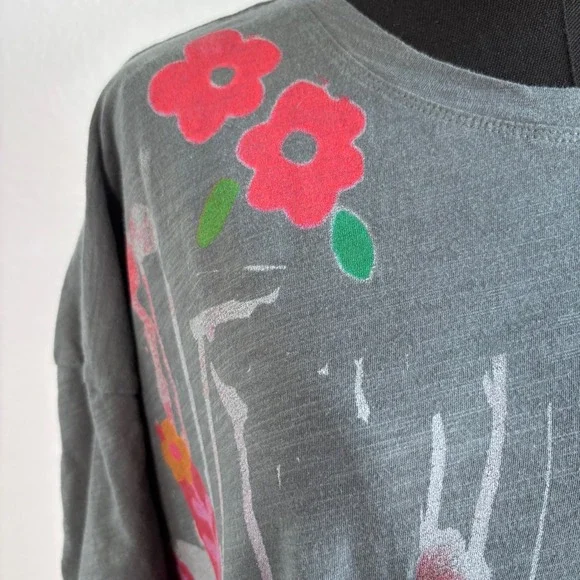 NATURAL LIFE | Life is a Canvas Maxi T-shirt Dress, Medium, Cotton, Peace - Picture 11 of 16